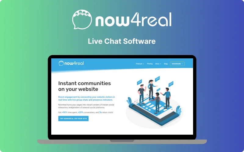 Feature image of Now4Real - Live Chat Software