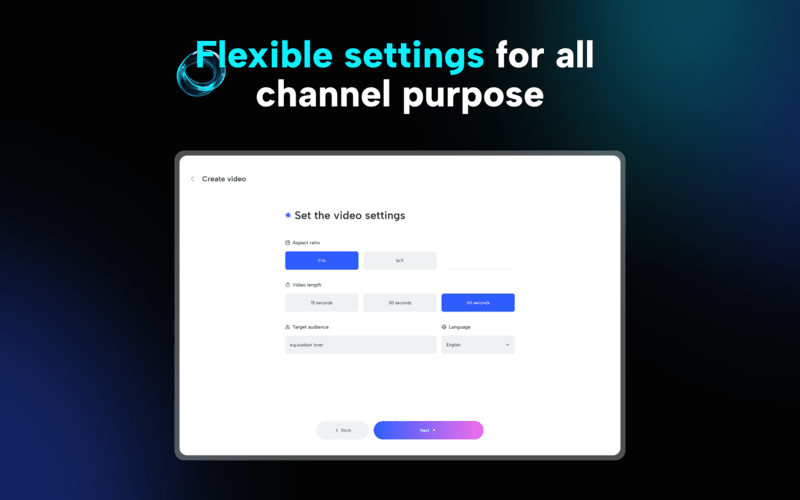 JoggAi - Ai video Ad generator Flexible settings