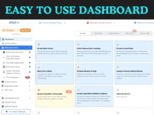 Affpilot - AI Content Writer Dashboard UI
