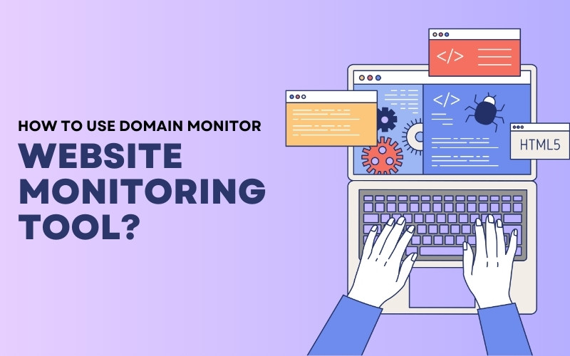 Feature image of blog article on website monotring tool