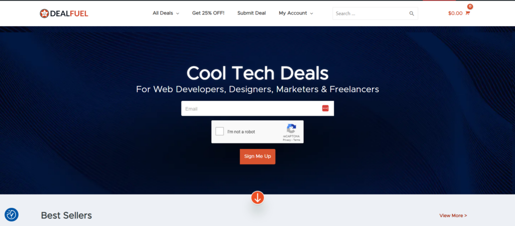 DealFuel Original Website Preview