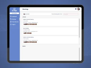 Schedule and Manage meetings using EZ-Meet Information Management Software