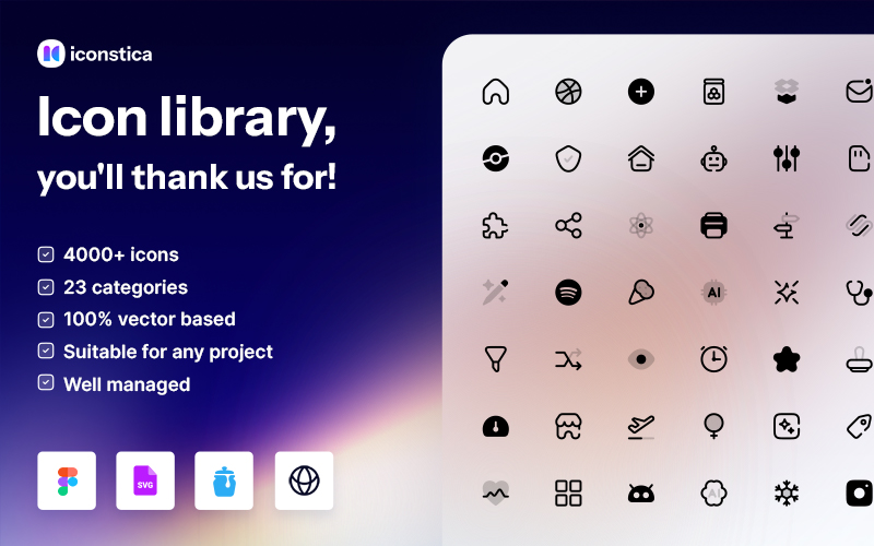 Icon Library preview