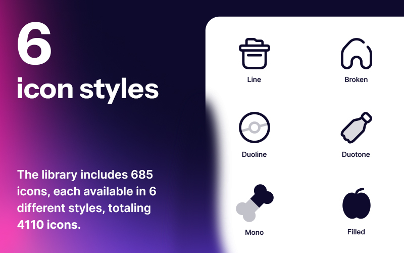 Iconstica - Icons Pack Icon Styles preview