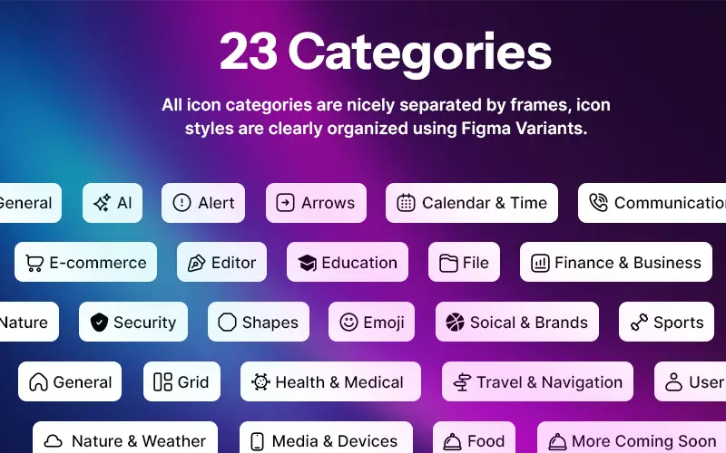 Iconstica - Icons Pack Categories preview