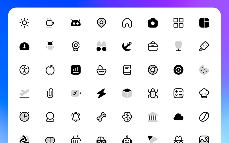 Icons Preview