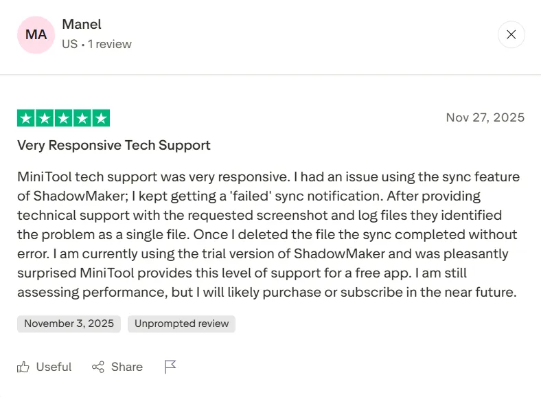 Minitool Shadowmaker Review