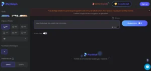 PicWish AI Photo Editor UI