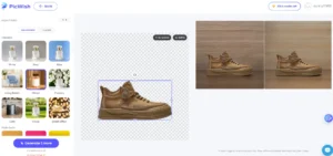 PicWish AI Background Generator UI