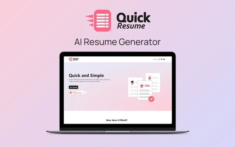Preview Of Quick Resume - AI Resume Builder