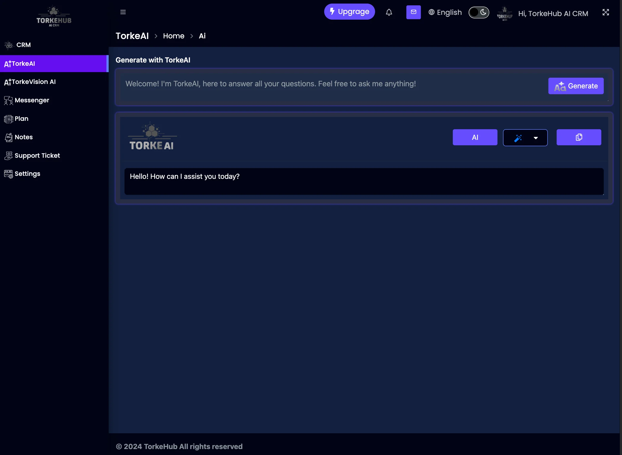 TorkeHub AI CRM Seamless Integration With TorkeAI