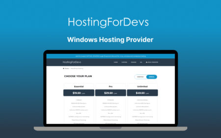 Hosting For Devs - Windows Hosting Provider Feature image