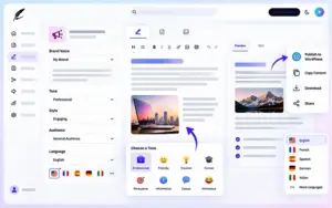create content for your brand and audience using forewrite ai content creation tool