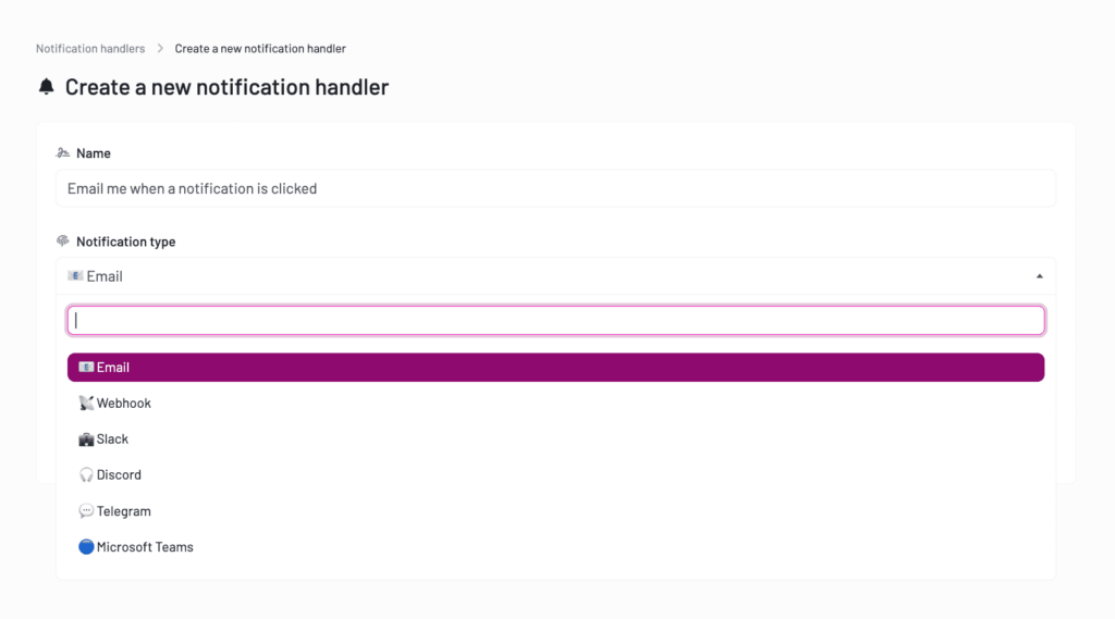 Contact Concert Notification Handlers