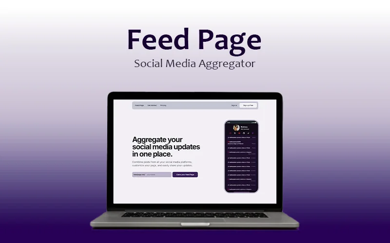 Feed Page Social Media Aggregator Feature Image