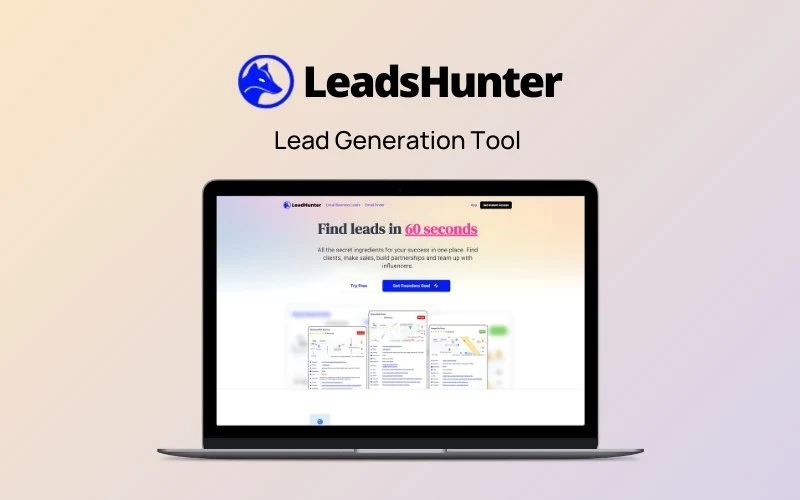 Feature image of Leadshunter-Lead Generation Tool Lifetime Deal