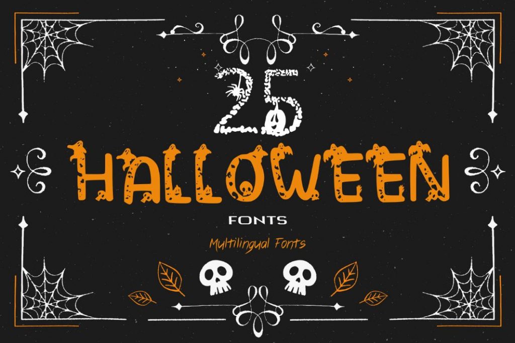 Scar halloween fonts bundle feature image