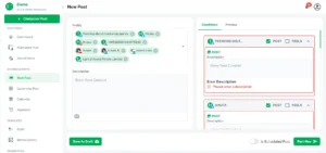 Brand2Social - Create New Post feature