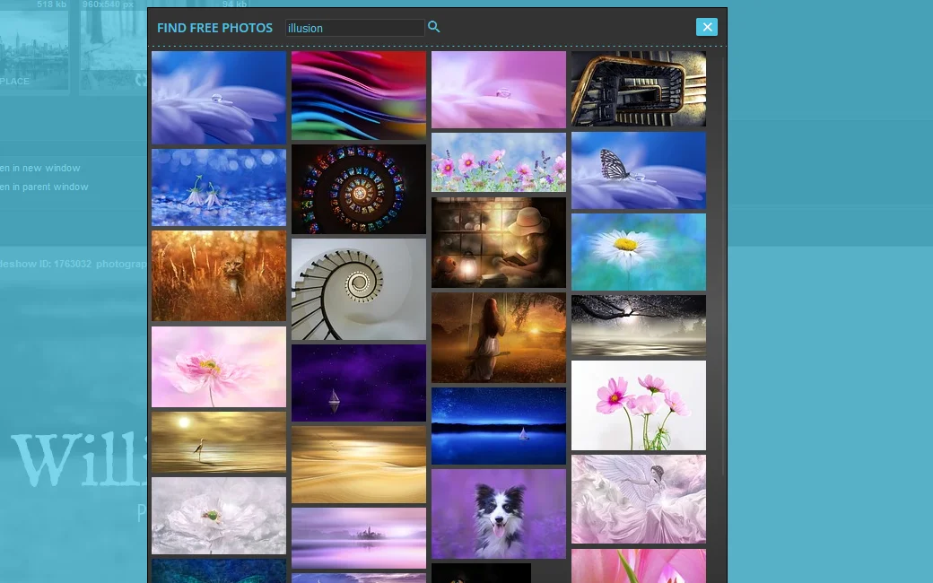 ComSlider Find Free Photos for your Online slideshow maker