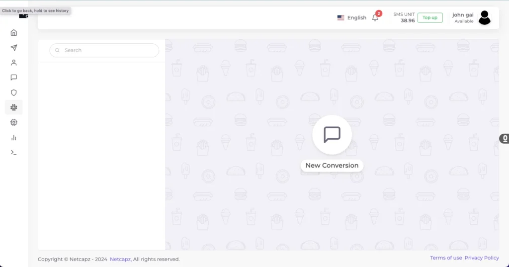 Netcapz - AI SMS Marketing chatbox