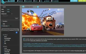 Embed a slideshow on your website using ComSlider