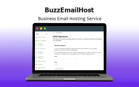 BuzzEmailHost feature image, email marketing guide