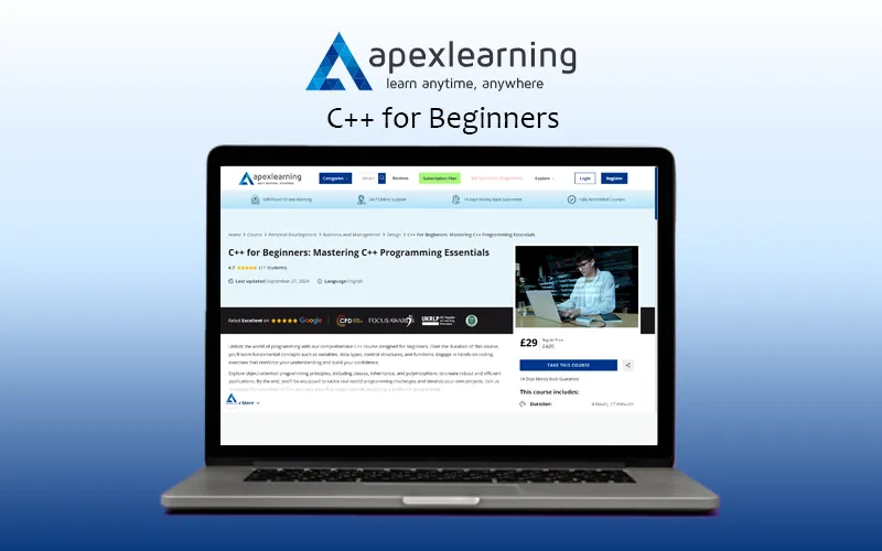 C++ Tutorial for Beginners - Online Course | Lifetime Deal