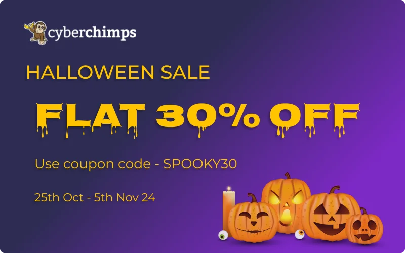 Cyberchimps Halloween Sale banner