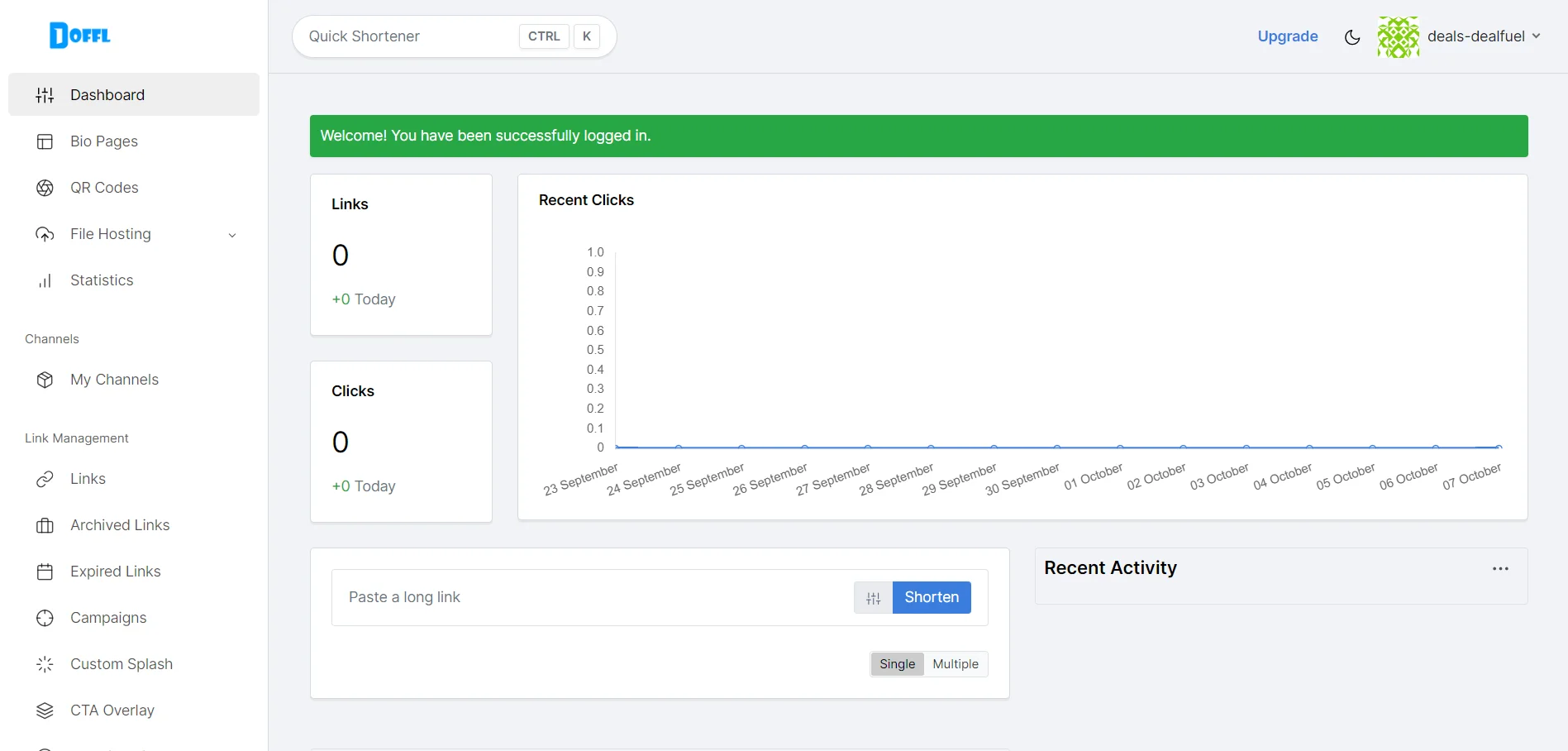 Doffl - Business Management Tools Dashboard UI