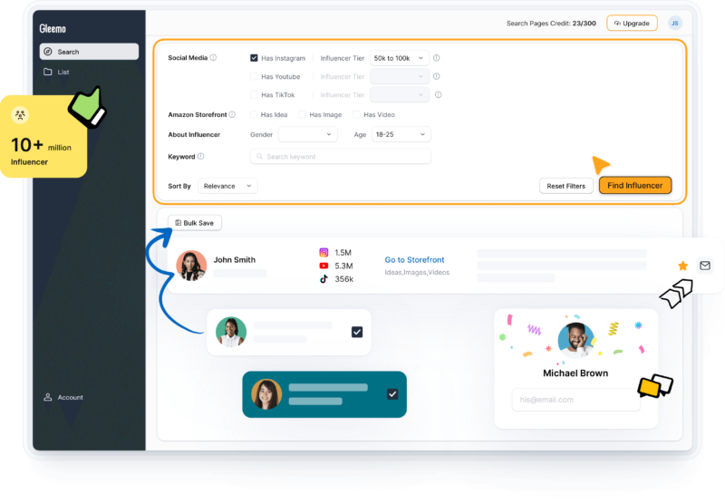 Gleemo Msm Gleemo - Amazon Influencer Marketing Platform | Annual Deal