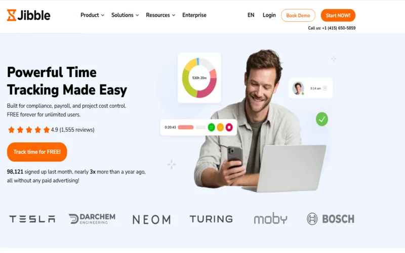 Jibble Time Tracking Software
