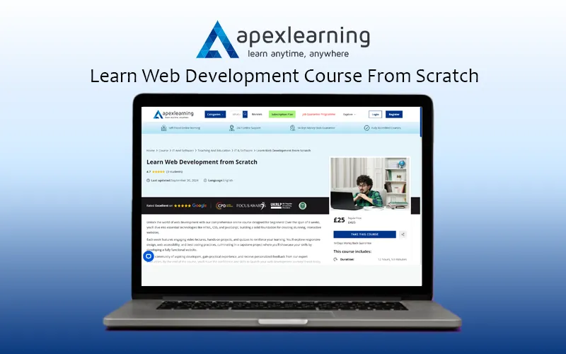 Learn Web Development Course From Scratch Feature Image Lifetime Deal