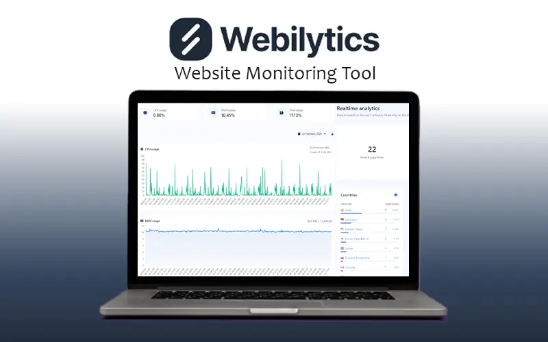Webilytics Website Monitoring Tool Lifetime Deal Feature Image