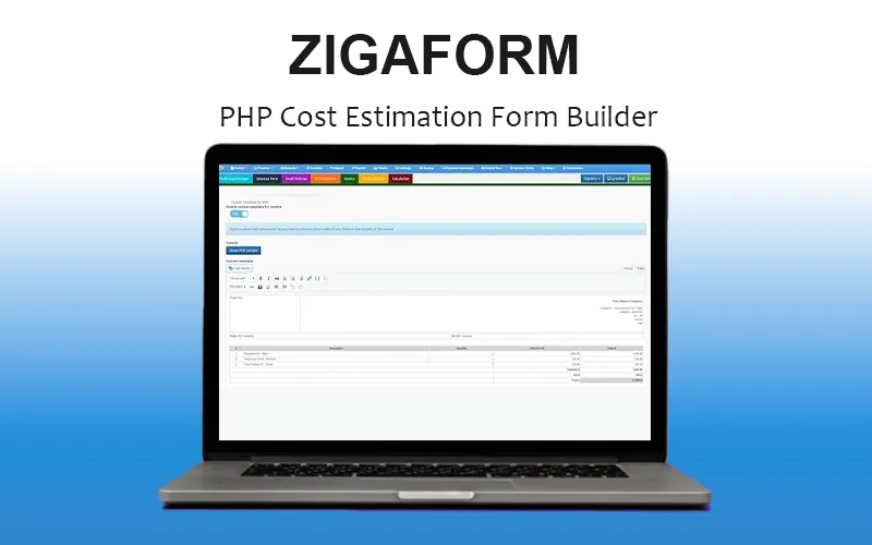 Zigaform – PHP Cost Estimation Form Builder | Lifetime Access | Basic
