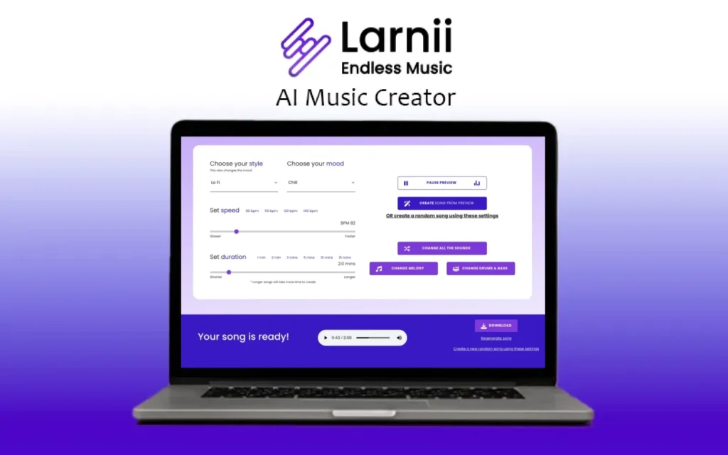 Larnii - AI Music Creator Feature Image