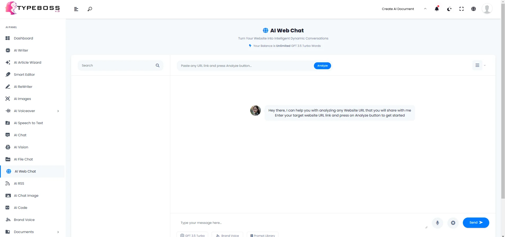 <b>AI Web Chat</b>