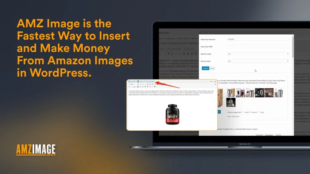 Fastest and easy way to insert images to WordPress site preview