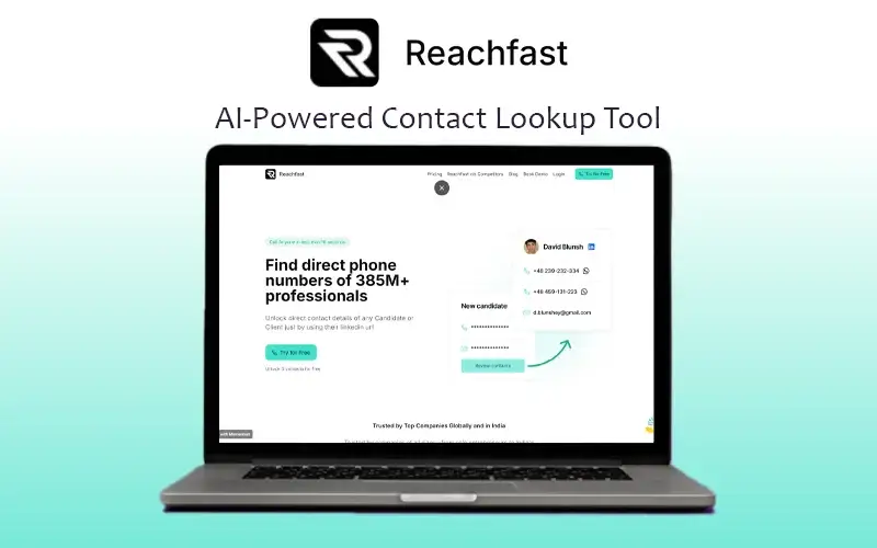 Reachfast - AI Contact Lookup Tool Feature Image