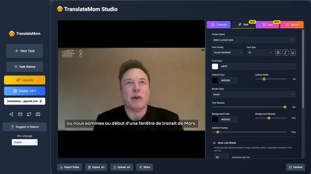 TranslateMom - Audio Video Translator Subtitle Translator Feature Image