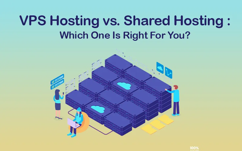 VPS vs Shared Hosting Blog Feature Image