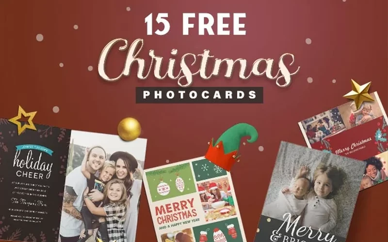 15 Free Christmas Photo Cards