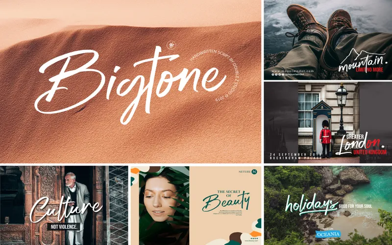Bigtone - Crazy font