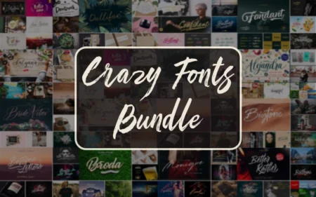 Crazy Fonts collage