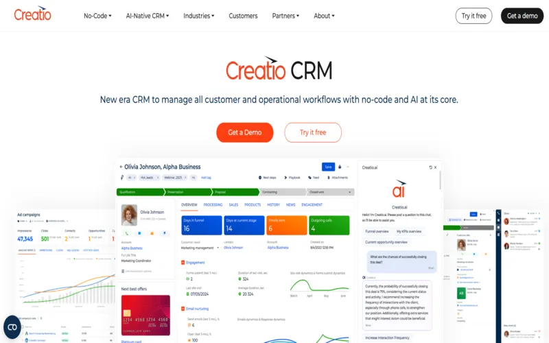 CreatioCRM Feature Image