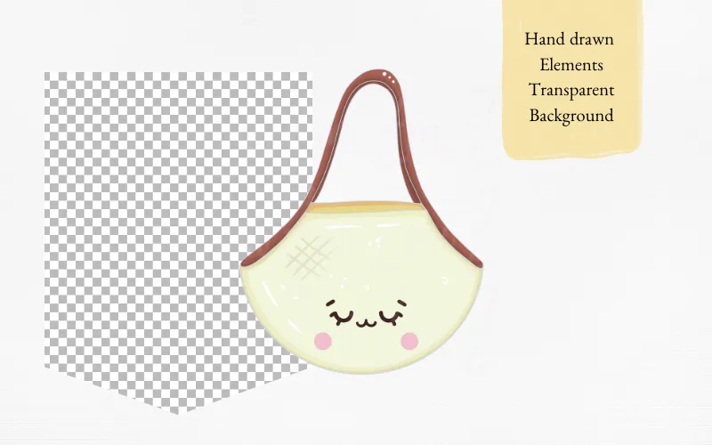 An eco clipart element with a transparent background