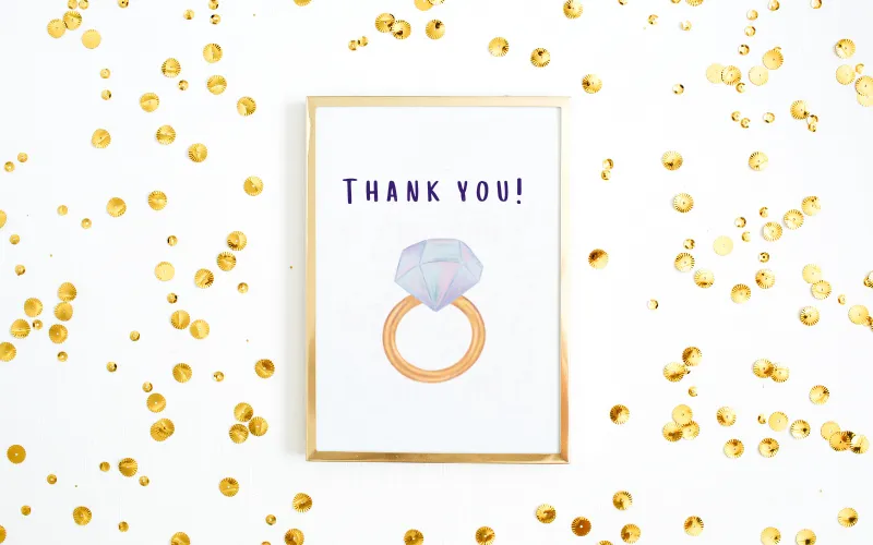 Thank you card