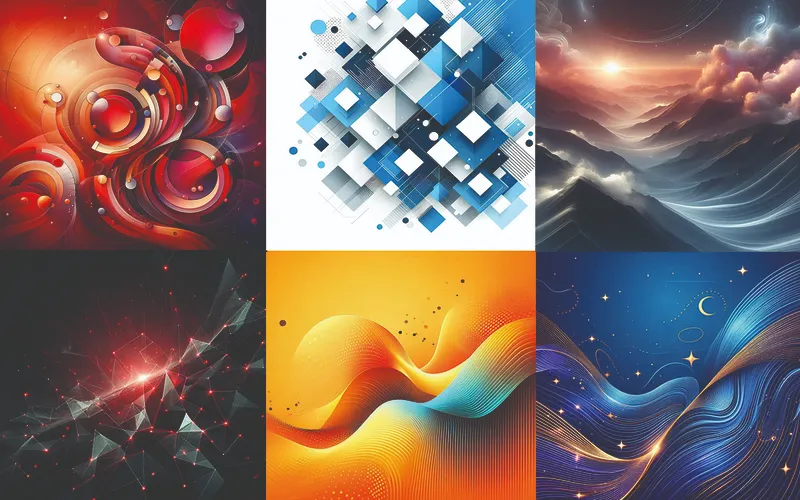 A preview of colored background images