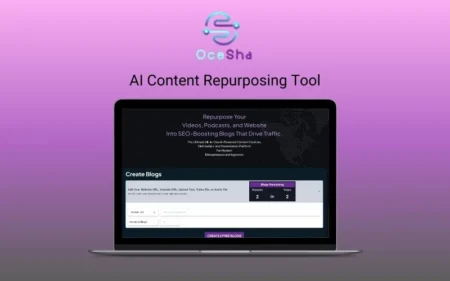OceSha - AI Content Repurposing Tool Feature Image