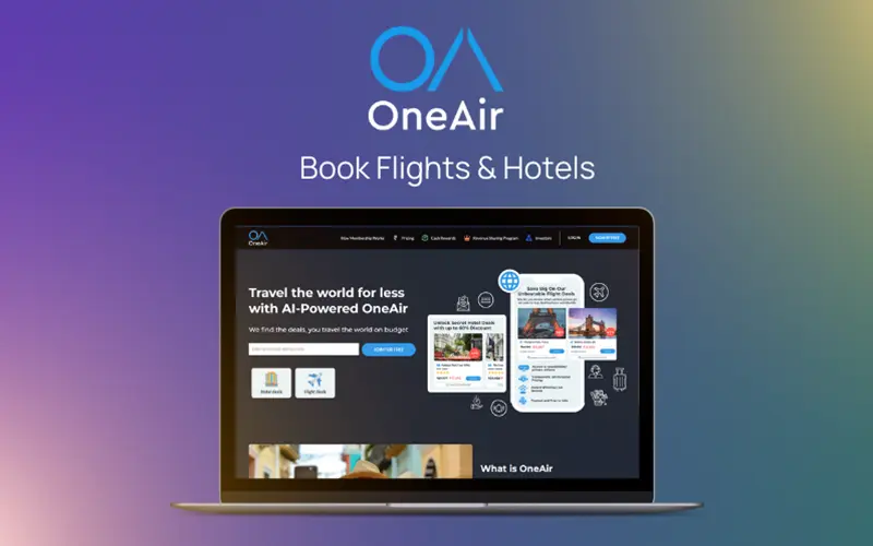 OneAir – Book Flights And Hotels (For US Members Only)