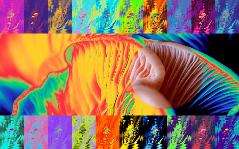 Preview of Psychedelic gradients included in the bundle